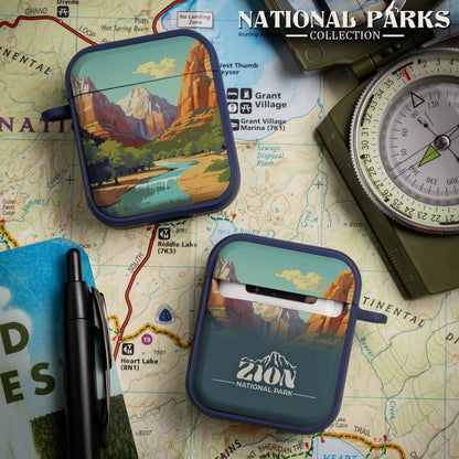 National Parks Zion HDX Apple Airpods Gen 1 & 2 Case Cover