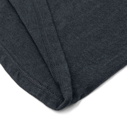 Coors Genuine Bock Beer Left Chest Front and Back Print T-Shirt - Denim Black Heather