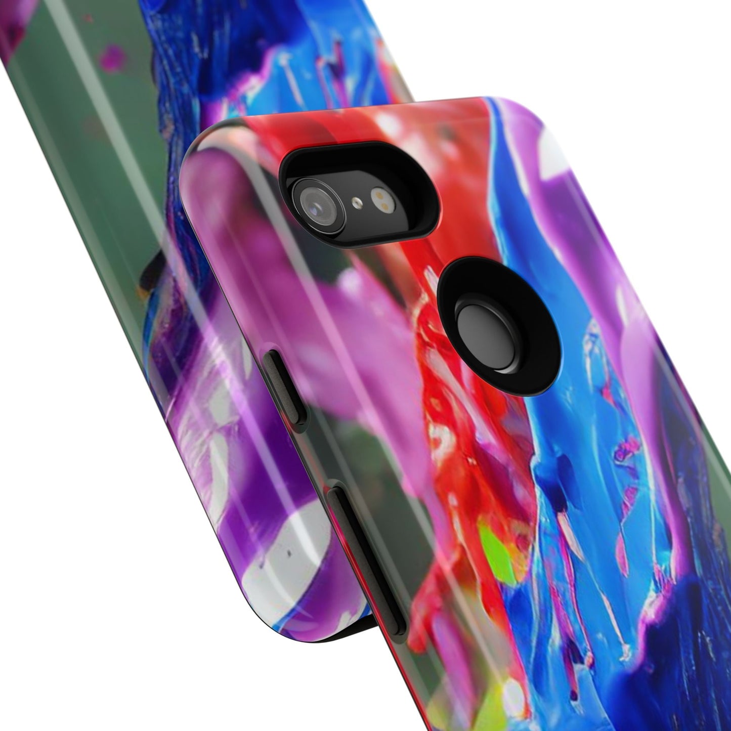 Vibrant Color Splash Tough Phone Case
