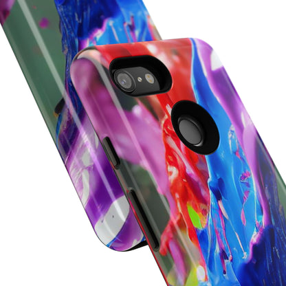 Vibrant Color Splash Tough Phone Case