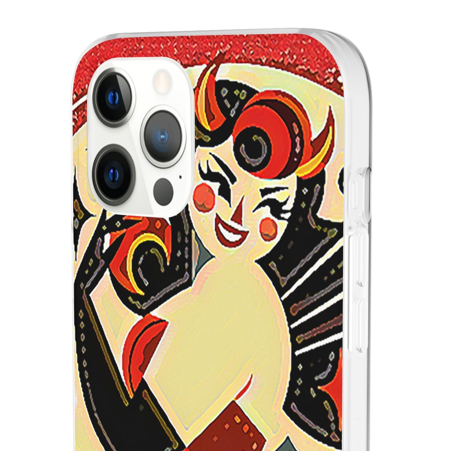 Red & Black Female Devil Flexi Phone Case