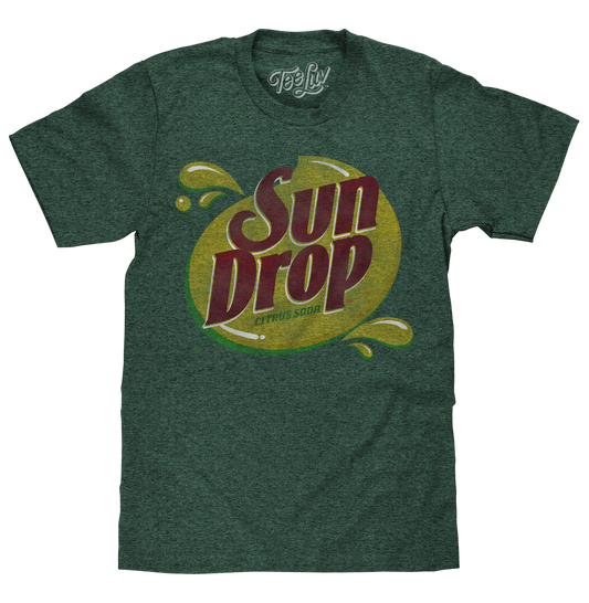 Sun Drop Soda Logo T-Shirt - Green