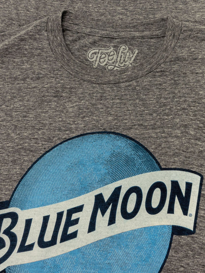 Blue Moon Color Logo T-Shirt - Gray
