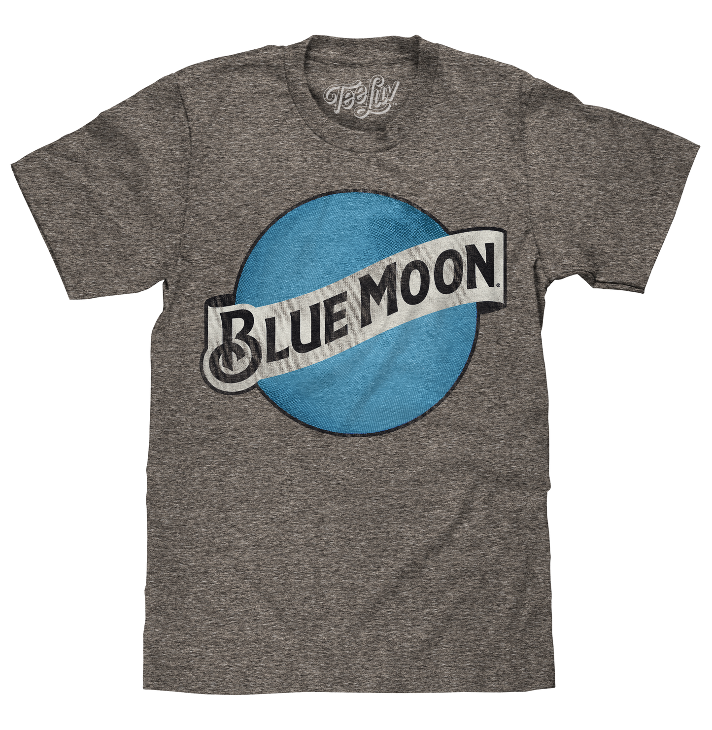 Blue Moon Color Logo T-Shirt - Gray