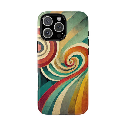 Colorful Swirl Tough Phone Case