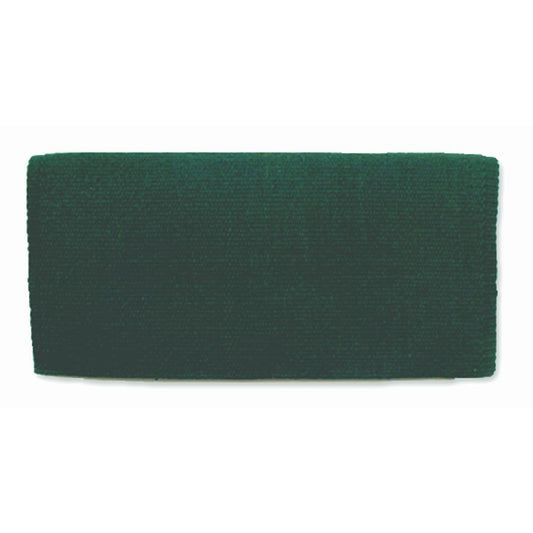 1314-20 San Juan Solid Hunter 36x34 New Zealand Wool Saddle Blanket