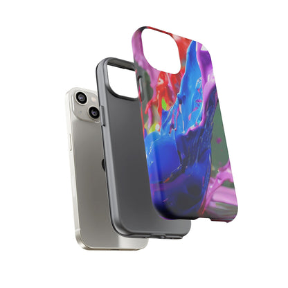 Vibrant Color Splash Tough Phone Case