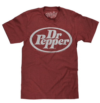 Dr Pepper Oval Logo T-Shirt - Red