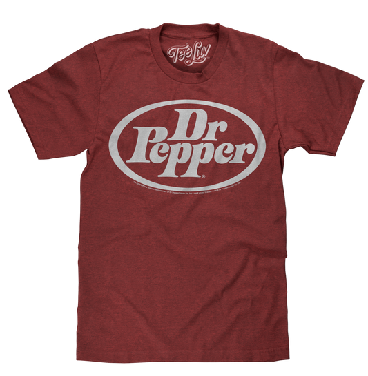 Dr Pepper Oval Logo T-Shirt - Red