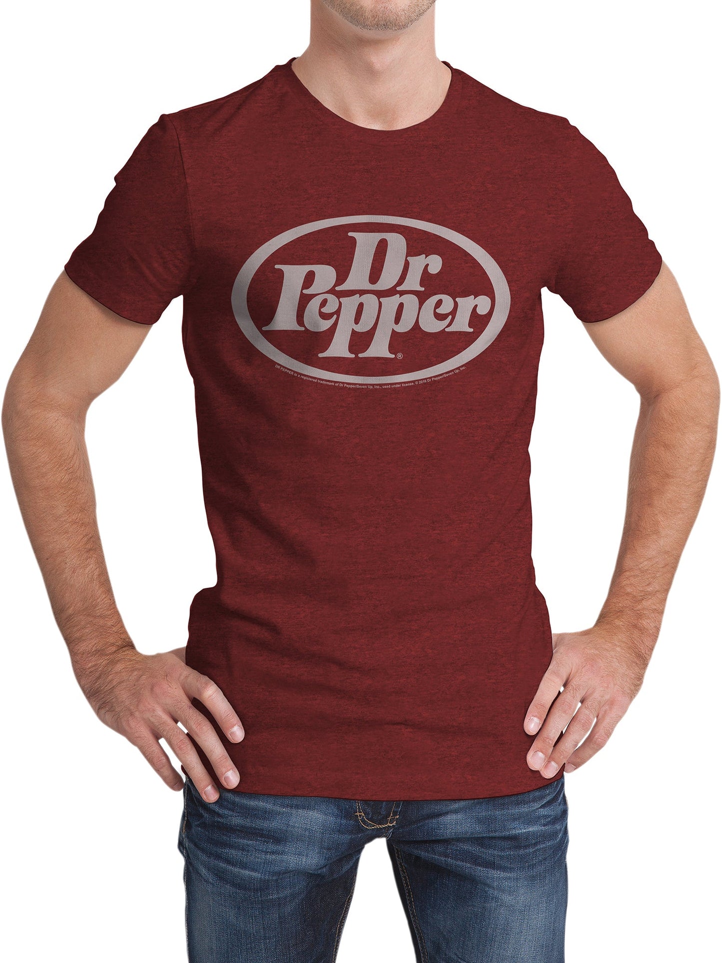 Dr Pepper Oval Logo T-Shirt - Red