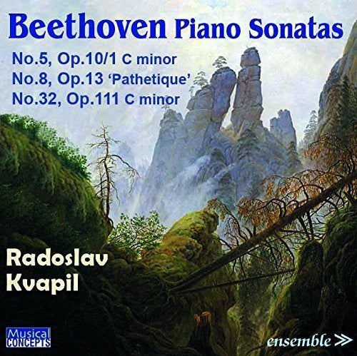 Beethoven / Radoslav Kvapil - BEETHOVEN: Piano Sonatas No. 5 Op.10/1, No.8 Op. 13 [CD]