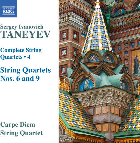 Taneyev / Carpe Diem String Quartet - Taneyev: Complete String Quartets, Vol. 4 Music CD