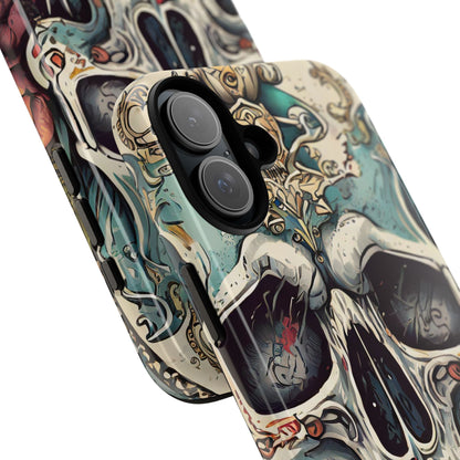 Abstract Skull Tough Phone Case