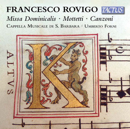 Rovigo / Cappella Musicale Di S Barbara / Forni - Rovigo: Missa Dominicalis - Mottetti - Canzoni Music CD