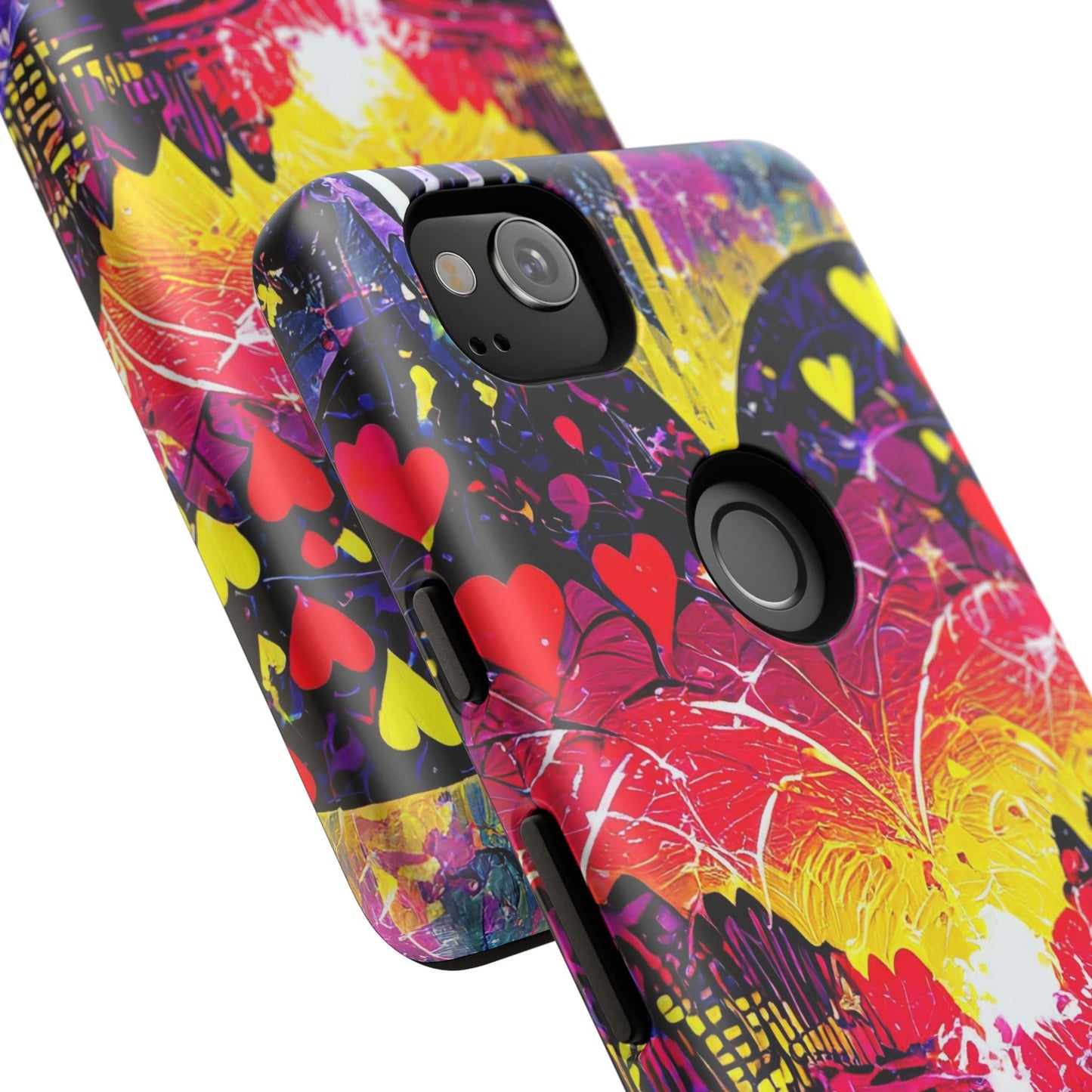 Vibrant Heart Sunset Tough Phone Case