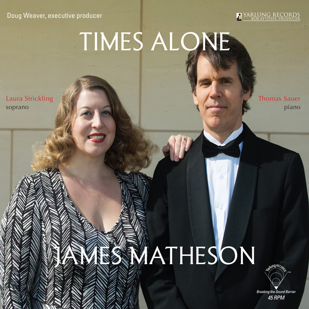 J Matheson / Strickling / Sauer - James Matheson: Times Alone [LP] Vinyl Record