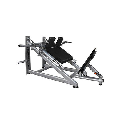 30-Degree Linear Hack Squat Machine - Muscle D Fitness - Plate-Loaded - Adjustable Foot Plate