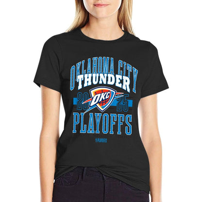 NBA Official Oklahoma City Thunder 2025 Playoffs Showtime T-Shirt