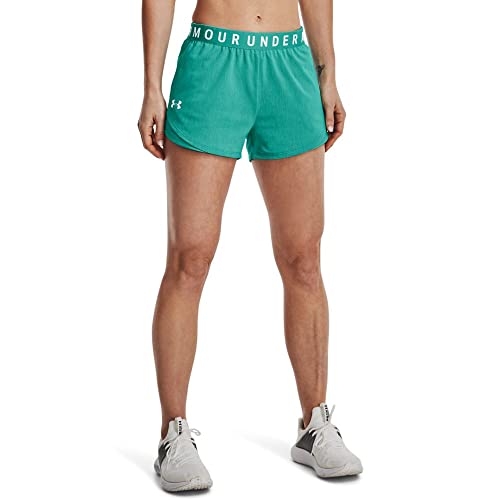 Under Armour Women's Play Up Twist Shorts 3.0 , Neptune (369)/White , Medium