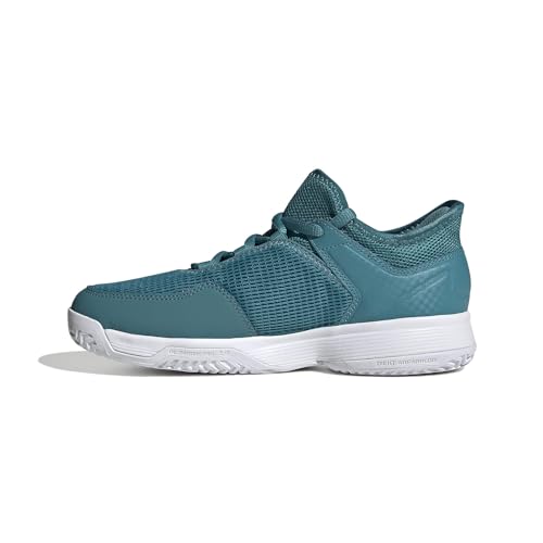adidas Ubersonic 4 Sneaker, Arctic Fusion/Lucid Lemon/White, 3.5 US Unisex Little Kid