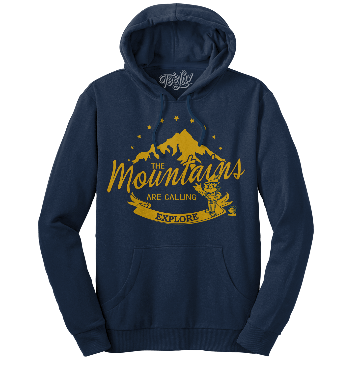 Woodsy Owl Explore Pullover Hooded Sweatshirt - Navy