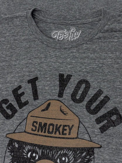 Get Your Smokey On T-Shirt - Gray