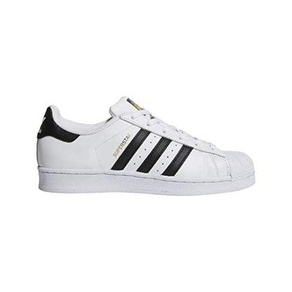 adidas Originals womens Superstar Sneaker, White/Black/White, 9.5 US