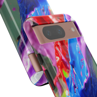 Vibrant Color Splash Tough Phone Case