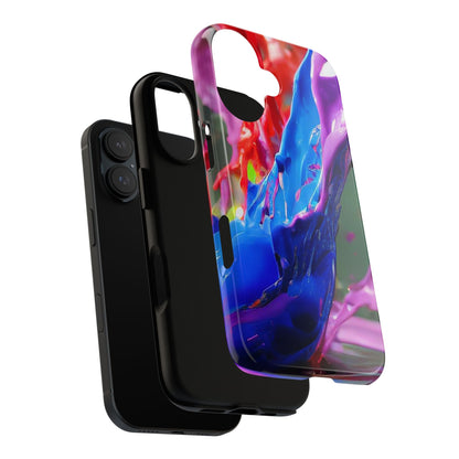 Vibrant Color Splash Tough Phone Case