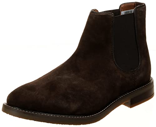 Clarks Men's Jaxen Chelsea Boot, Brown Suede, 10.5
