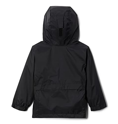 Columbia Toddler Girls Rain-Zilla Jacket, Black, 2T