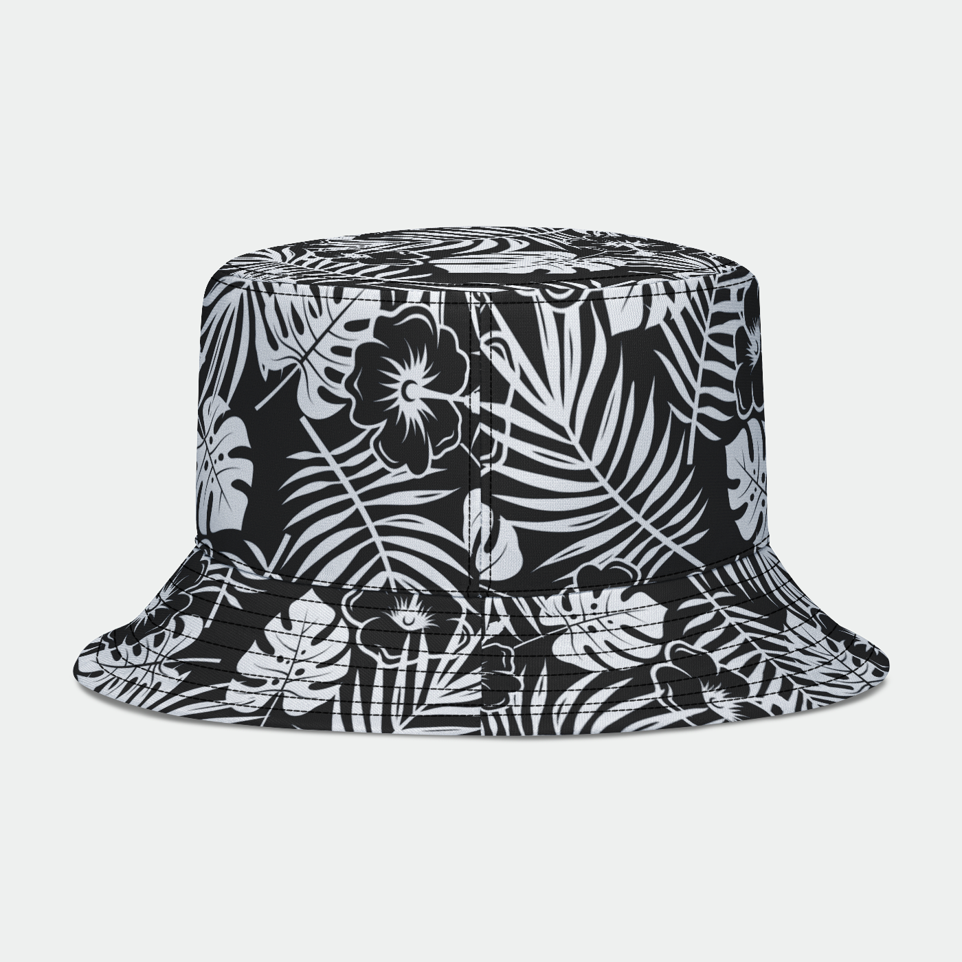 Rad Palm BLK WHT Bucket Hat