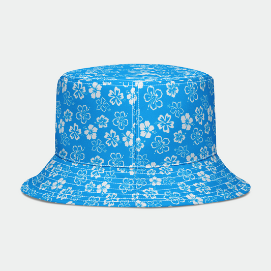Rad Palm Blue Aloha Bucket Hat