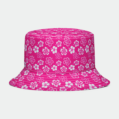 Pink Aloha Bucket Hat