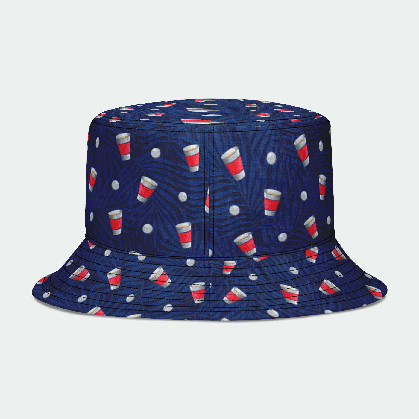 Rad Palm Beer Pong Bucket Hat