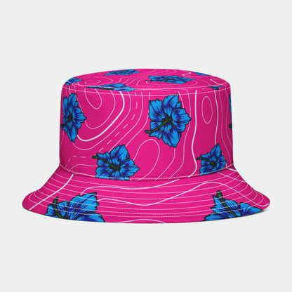 Pink Hibiscus Bucket Hat