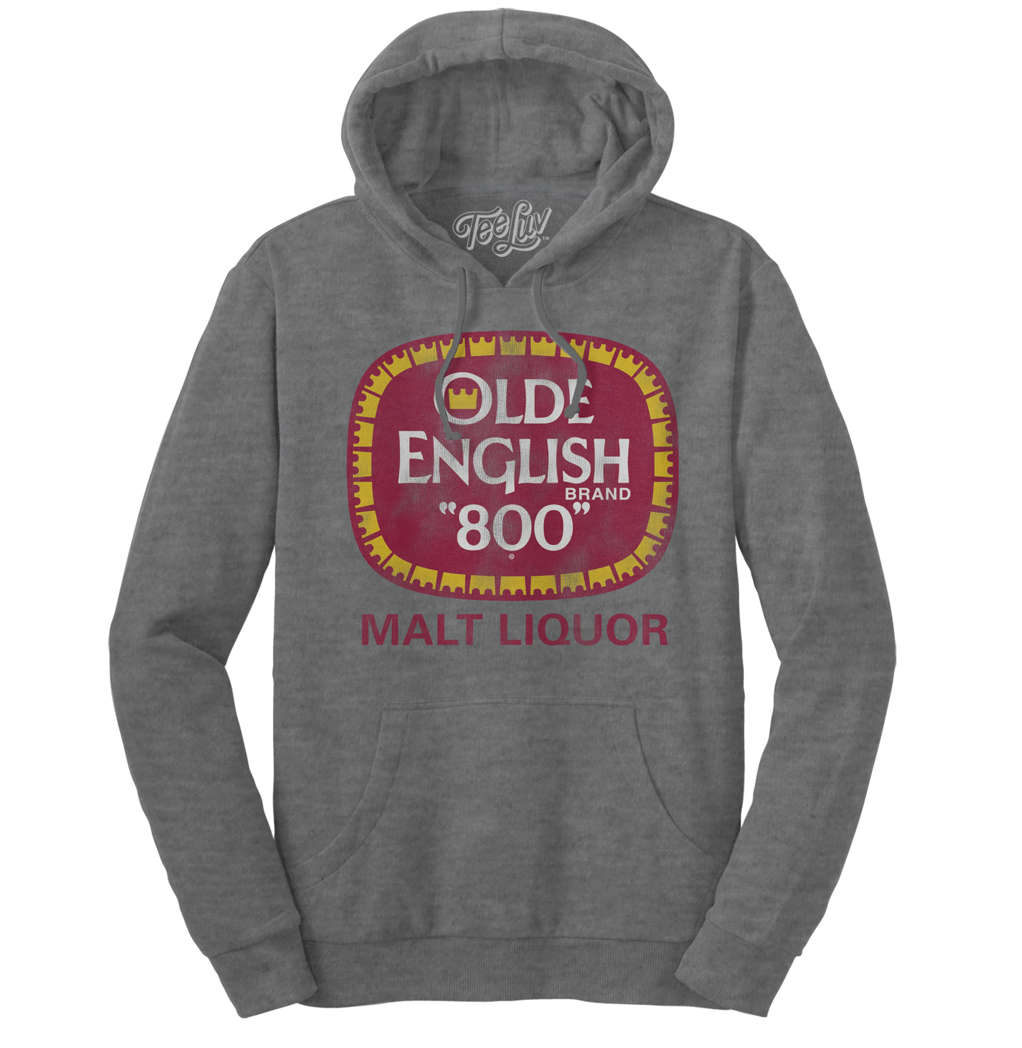 Olde English 800 Malt Liquor Hooded Sweatshirt - Oxford Gray
