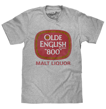 Olde English "800" Logo T-Shirt - Gray