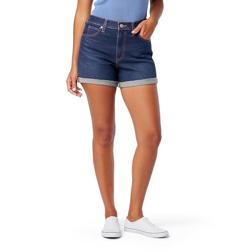 Signature by Levi Strauss & Co. Gold Women's Heritage High Rise 3" Shorts (Available in Plus Size), Twilight Dusk, 6