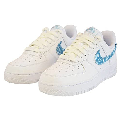 Nike Womens WMNS Air Force 1 Low DH4406 100 Paisley - Worn Blue - Size 7.5W