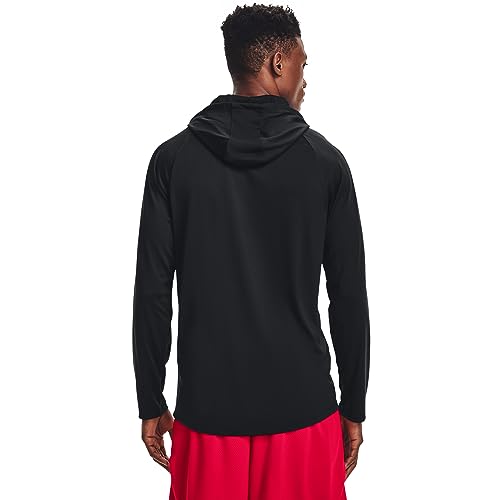Under Armour Men's Tech 2.0 Hoodie, Black (001)/Pitch Gray, X-Large
