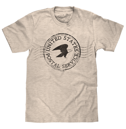 USPS Postmark T-Shirt - Oatmeal