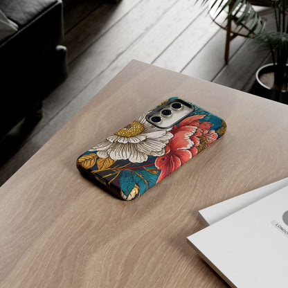 Artistic Floral Tough Phone Case