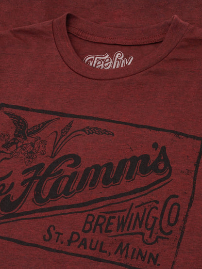 The Hamm's Brewing Company Logo T-Shirt - Red