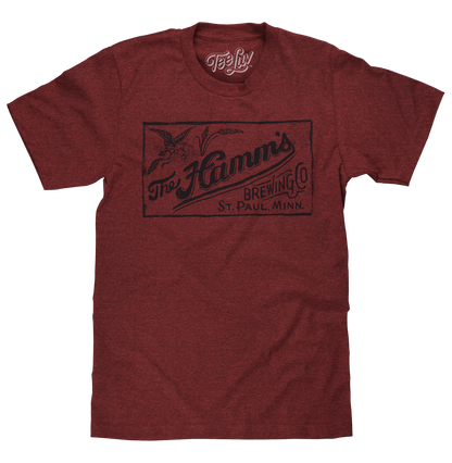 The Hamm's Brewing Company Logo T-Shirt - Red