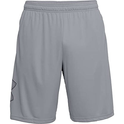 Under Armour Mens Tech Graphic Short , Steel (035)/Black , Large