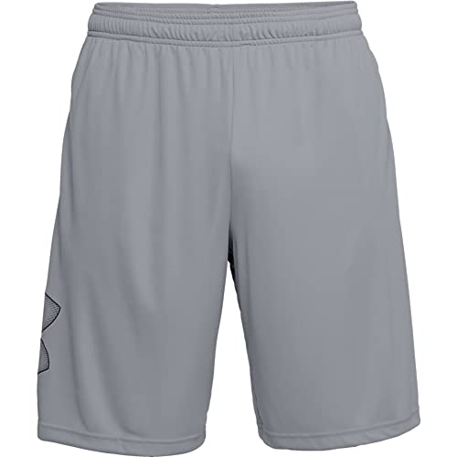 Under Armour Mens Tech Graphic Short , Steel (035)/Black , Large