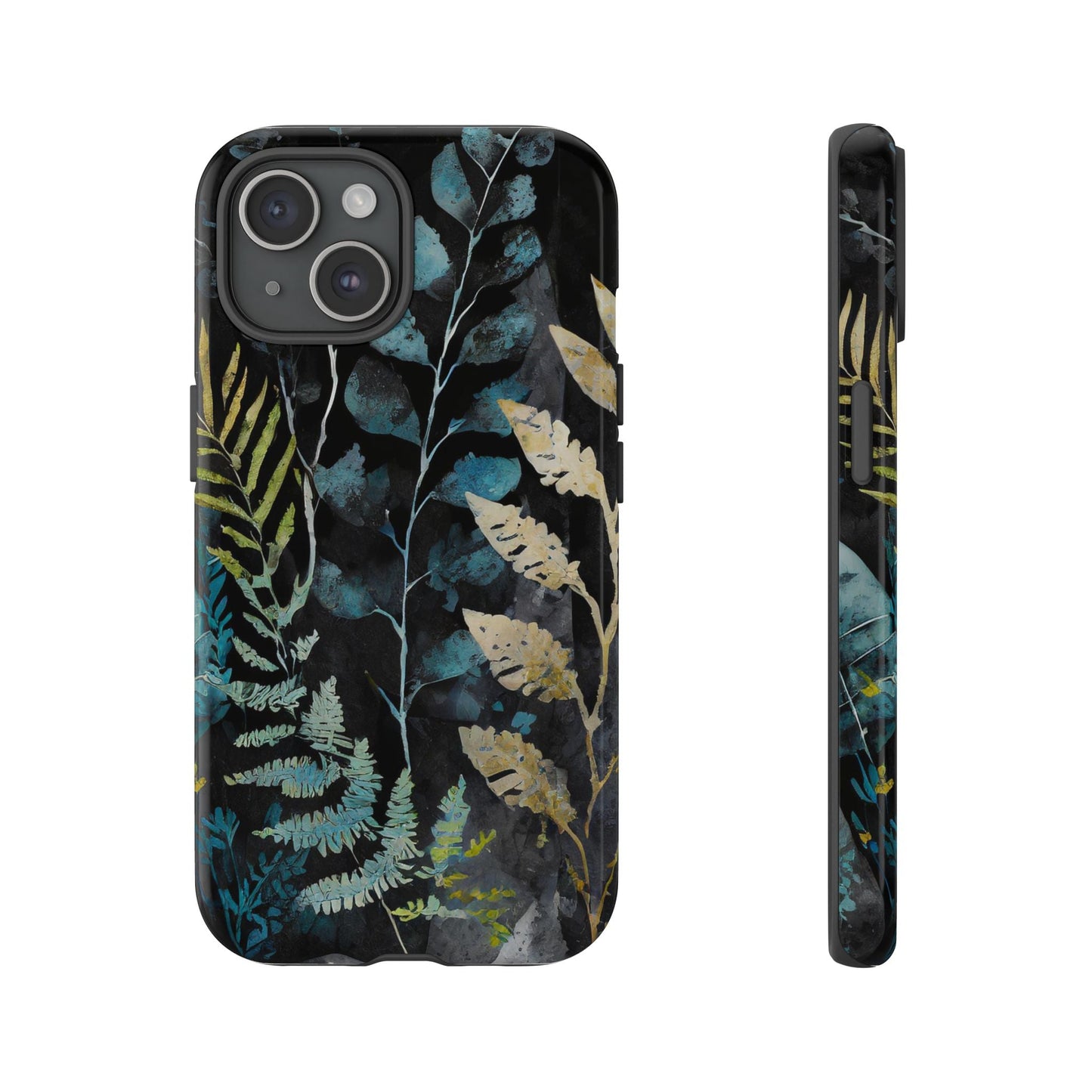 Dark Floral Tough Phone Case