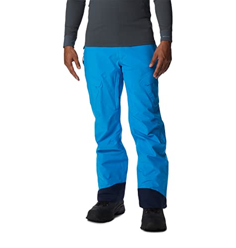 Columbia Men's Powder Stash Pant, Compass Blue, Small x Short