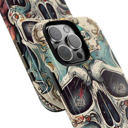 Abstract Skull Tough Phone Case